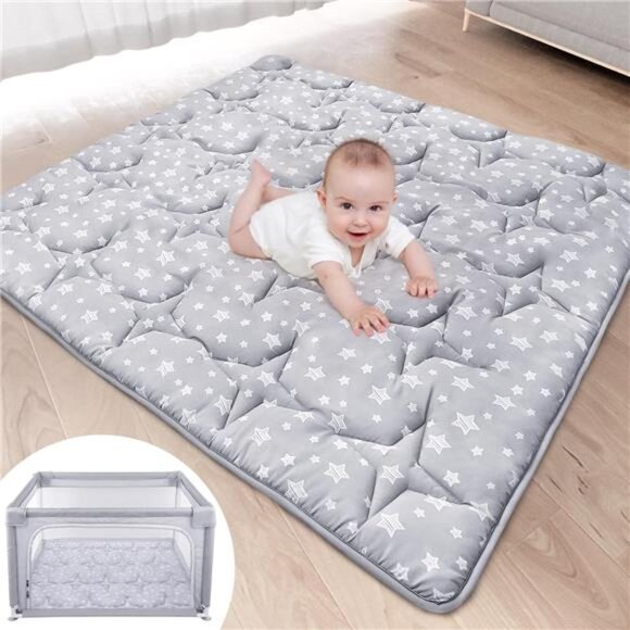 Baby Play Mat 50" X 50" Playpen Mat Fit for TODALE and Dripex Baby Playpen - Picture 1 of 7